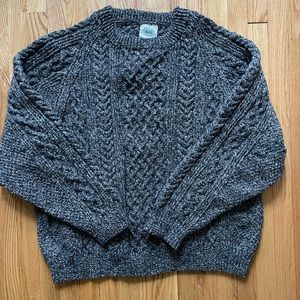 Blarney Woollen Mills cableknit wool sweater (XL)
